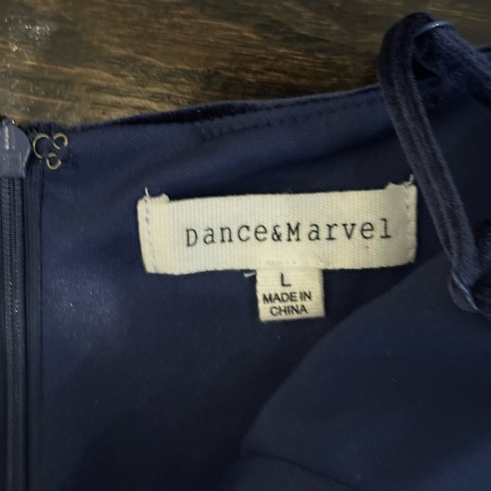 Dance & Marvel Blue Spaghetti Strap Sheath Dress - Picture 8 of 12